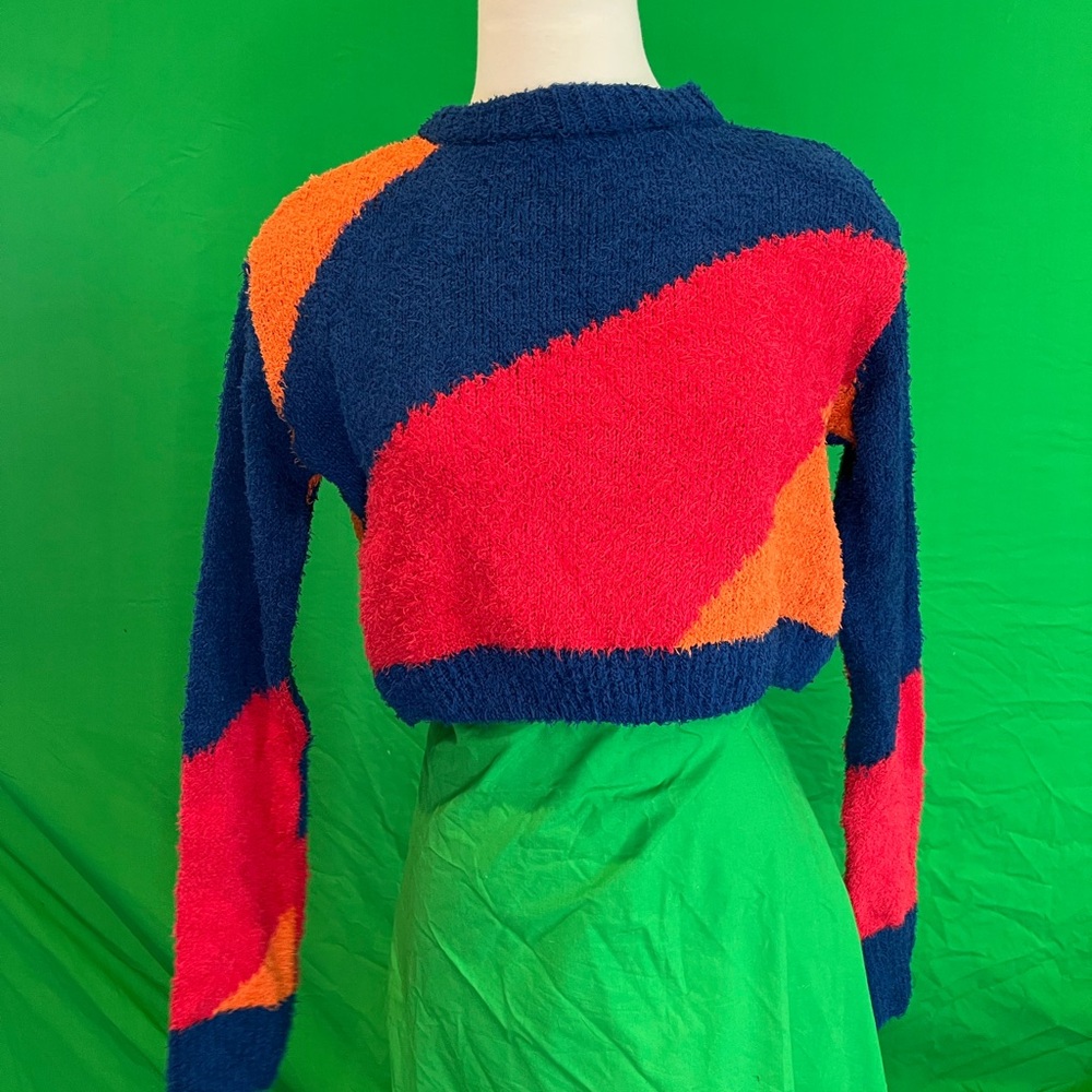 Vibrant Colorblock Women's Sweater